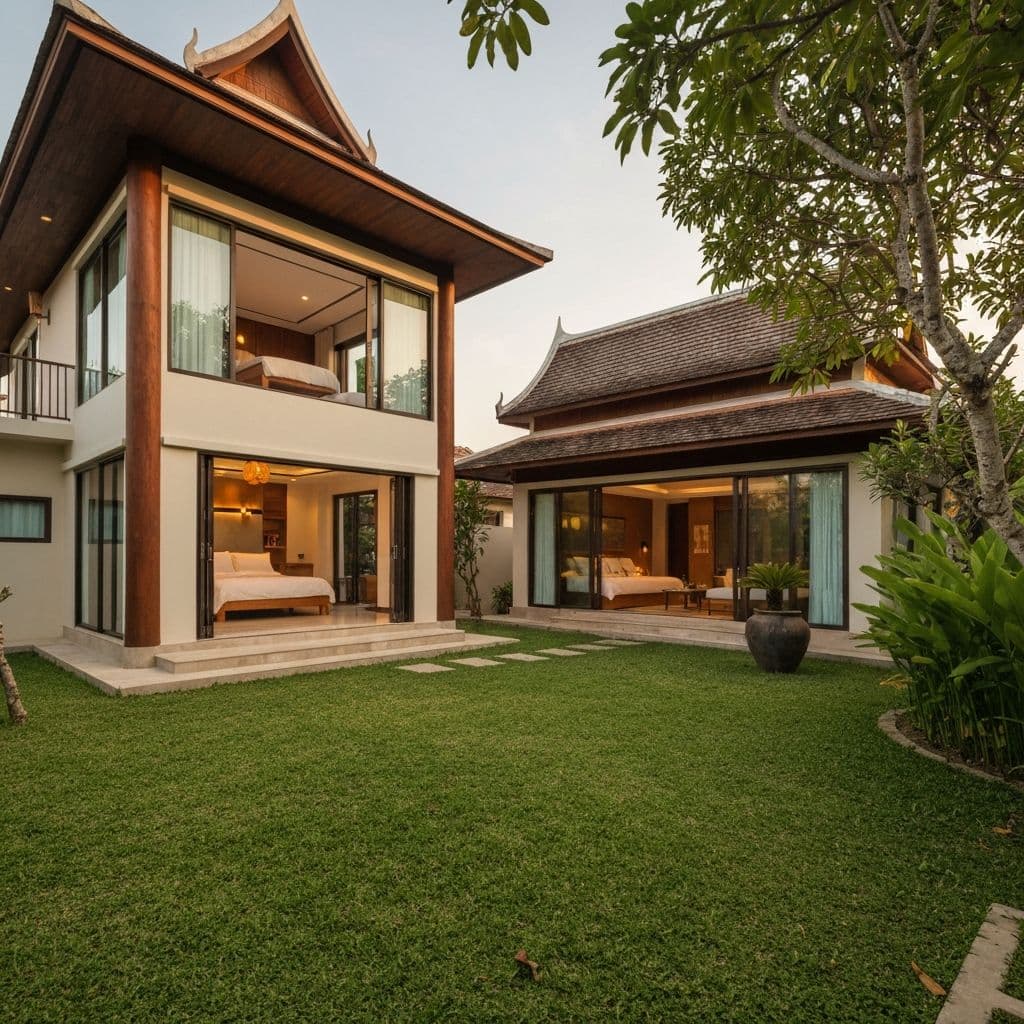 Luxury Riverside Villa with Garden